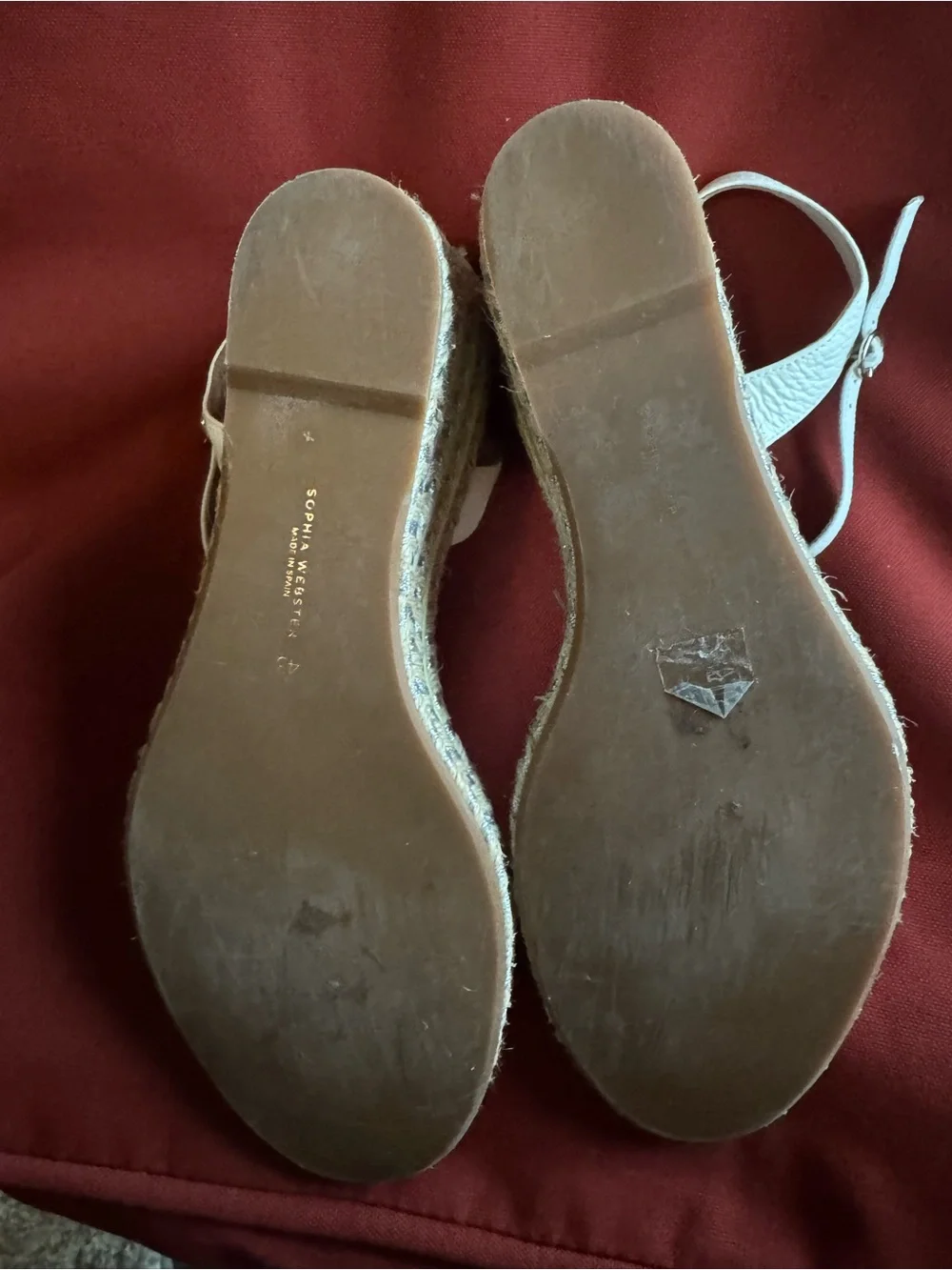 Women’s Cream Wedge Sandals – Elegant Summer  Sophia Webster Espadrille
